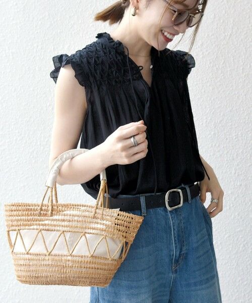 SHIPS / シップス シャツ・ブラウス | SHIPS any:〈洗濯機可能〉ハンドスモッキング コットン フリル スタンドカラー ブラウス | 詳細26