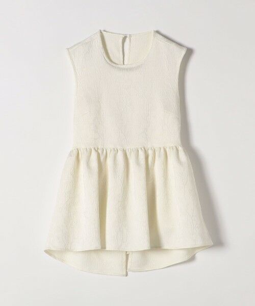 SHIPS / シップス シャツ・ブラウス | SHIPS any:〈洗濯機可能〉サテン ジャカード ノースリ ペプラム リボン ブラウス | 詳細15