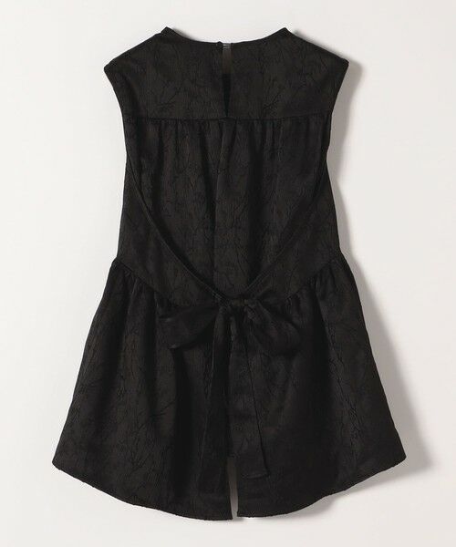 SHIPS / シップス シャツ・ブラウス | SHIPS any:〈洗濯機可能〉サテン ジャカード ノースリ ペプラム リボン ブラウス | 詳細28