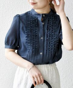 SHIPS / シップス シャツ・ブラウス | SHIPS any:〈手洗い可能〉シアー フリル バンドカラー パフ シャツ ブラウス