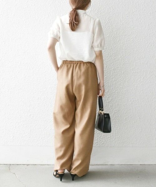 SHIPS / シップス シャツ・ブラウス | SHIPS any:〈手洗い可能〉シアー フリル バンドカラー パフ シャツ ブラウス | 詳細2