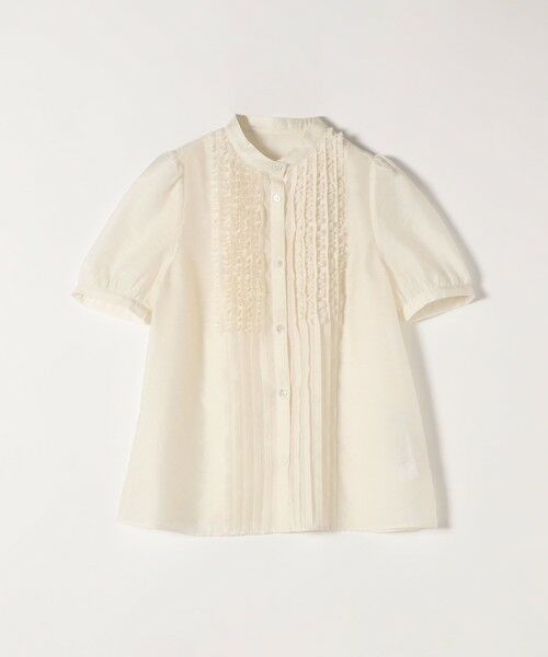 SHIPS / シップス シャツ・ブラウス | SHIPS any:〈手洗い可能〉シアー フリル バンドカラー パフ シャツ ブラウス | 詳細8