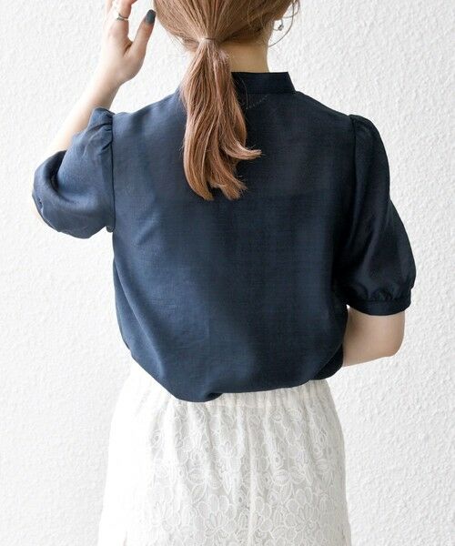 SHIPS / シップス シャツ・ブラウス | SHIPS any:〈手洗い可能〉シアー フリル バンドカラー パフ シャツ ブラウス | 詳細27