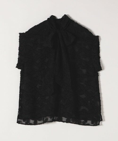 SHIPS / シップス シャツ・ブラウス | SHIPS any:〈手洗い可能〉シアー フラワー ジャカード ボウタイ フレンチ ブラウス | 詳細24