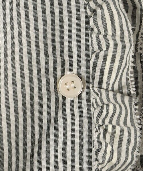 SHIPS / シップス シャツ・ブラウス | SHIPS any:〈手洗い可能〉ストライプ フリル Vネック ハーフスリーブ ブラウス | 詳細15