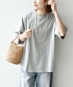 SHIPS / シップス Tシャツ | SHIPS any:〈接触冷感/汗染み防止加工/洗濯機可能〉ラウンドヘム クルー ビッグ TEE