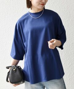 SHIPS / シップス Tシャツ | 《一部予約》SHIPS any:〈接触冷感/汗染み防止加工/洗濯機可能〉ラウンドヘム クルー ビッグ TEE