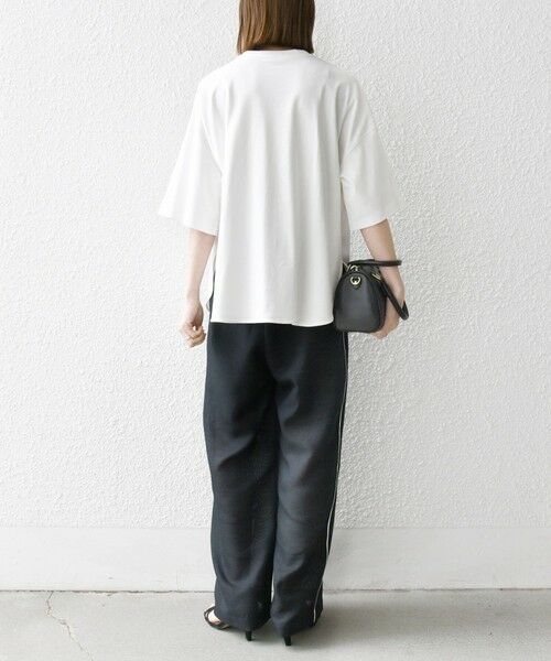 SHIPS / シップス Tシャツ | SHIPS any:〈接触冷感/汗染み防止加工/洗濯機可能〉ラウンドヘム クルー ビッグ TEE | 詳細2