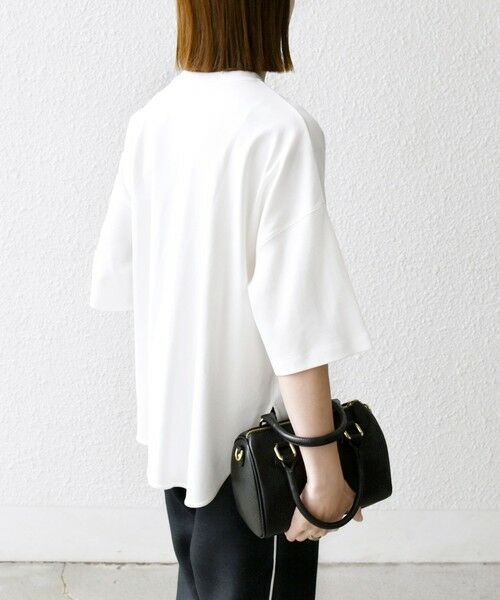 SHIPS / シップス Tシャツ | SHIPS any:〈接触冷感/汗染み防止加工/洗濯機可能〉ラウンドヘム クルー ビッグ TEE | 詳細4