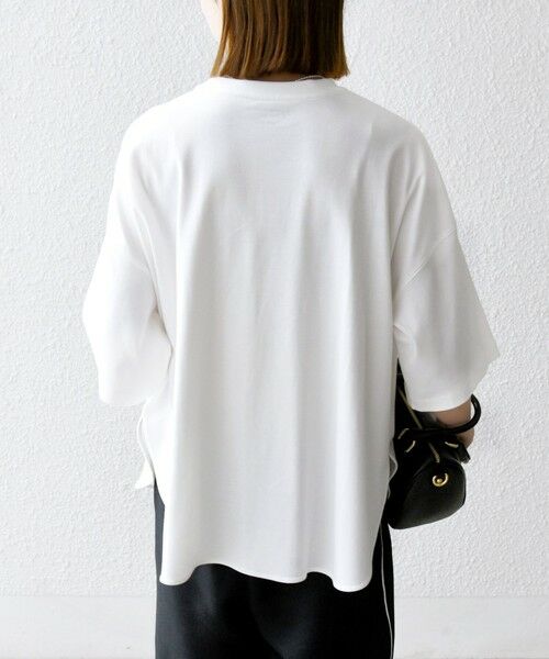 SHIPS / シップス Tシャツ | SHIPS any:〈接触冷感/汗染み防止加工/洗濯機可能〉ラウンドヘム クルー ビッグ TEE | 詳細5