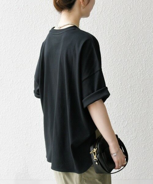 SHIPS / シップス Tシャツ | SHIPS any:〈接触冷感/汗染み防止加工/洗濯機可能〉ラウンドヘム クルー ビッグ TEE | 詳細27