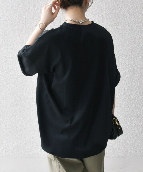 SHIPS / シップス Tシャツ | SHIPS any:〈接触冷感/汗染み防止加工/洗濯機可能〉ラウンドヘム クルー ビッグ TEE | 詳細28