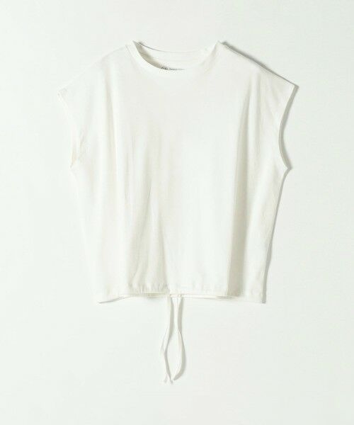 SHIPS / シップス Tシャツ | 《一部予約》SHIPS any:〈接触冷感/汗染み防止加工/洗濯機可能〉ドロスト フレンチスリーブ TEE | 詳細6