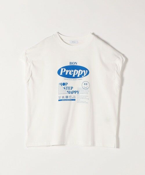 SHIPS / シップス Tシャツ | SHIPS any:〈洗濯機可能〉PREPPY ロゴ プリント フレンチスリーブ TEE | 詳細9