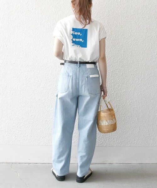 SHIPS / シップス Tシャツ | SHIPS any:〈洗濯機可能〉PREPPY ロゴ プリント フレンチスリーブ TEE | 詳細12