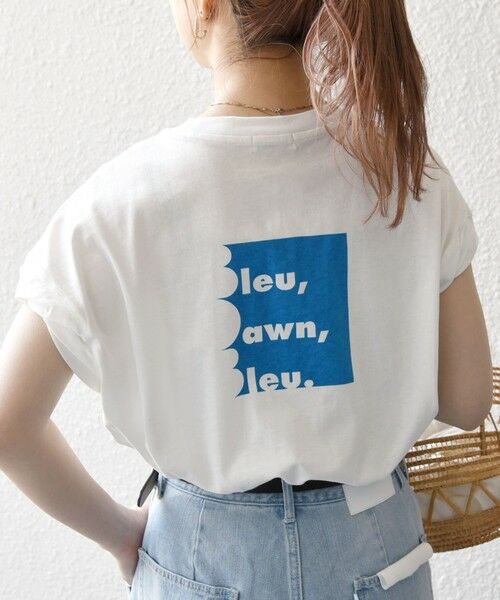 SHIPS / シップス Tシャツ | SHIPS any:〈洗濯機可能〉PREPPY ロゴ プリント フレンチスリーブ TEE | 詳細13