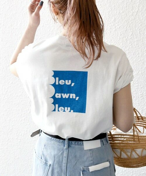 SHIPS / シップス Tシャツ | SHIPS any:〈洗濯機可能〉PREPPY ロゴ プリント フレンチスリーブ TEE | 詳細14