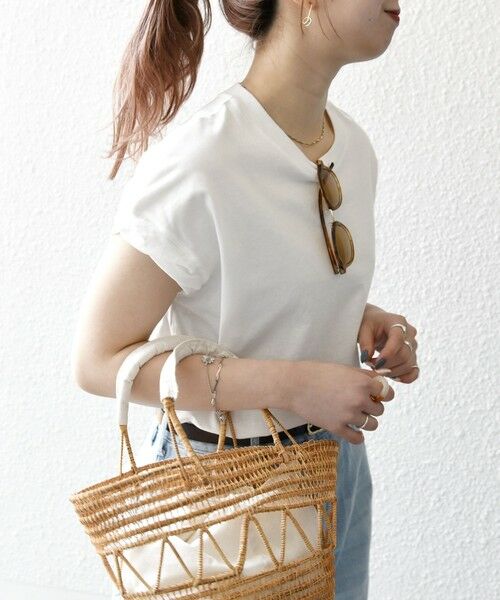 SHIPS / シップス Tシャツ | SHIPS any:〈洗濯機可能〉PREPPY ロゴ プリント フレンチスリーブ TEE | 詳細16