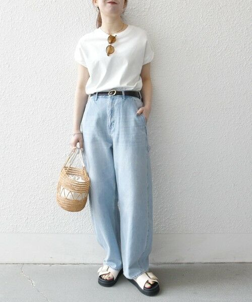 SHIPS / シップス Tシャツ | SHIPS any:〈洗濯機可能〉PREPPY ロゴ プリント フレンチスリーブ TEE | 詳細11