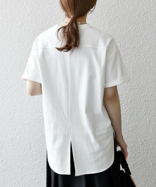 SHIPS / シップス Tシャツ | SHIPS any:〈接触冷感/汗染み防止加工/洗濯機可能〉スリット ルーズ チュニック TEE | 詳細13