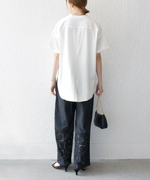 SHIPS / シップス Tシャツ | SHIPS any:〈接触冷感/汗染み防止加工/洗濯機可能〉スリット ルーズ チュニック TEE | 詳細2