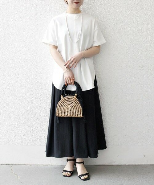 SHIPS / シップス Tシャツ | SHIPS any:〈接触冷感/汗染み防止加工/洗濯機可能〉スリット ルーズ チュニック TEE | 詳細7