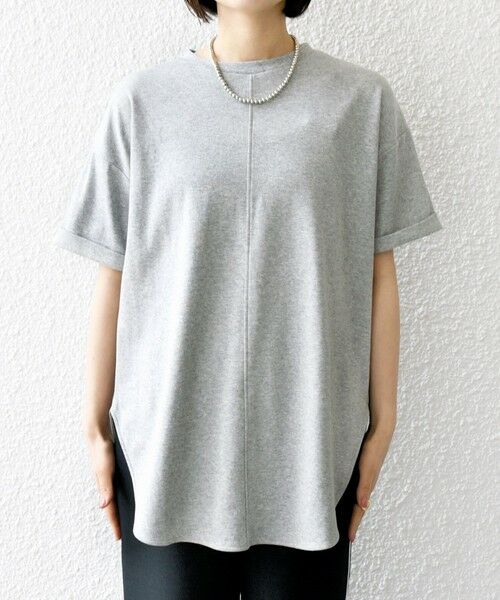 SHIPS / シップス Tシャツ | SHIPS any:〈接触冷感/汗染み防止加工/洗濯機可能〉スリット ルーズ チュニック TEE | 詳細30