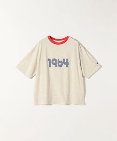 SHIPS / シップス Tシャツ | Champion:〈洗濯機可能〉ラバープリント リンガー TEE