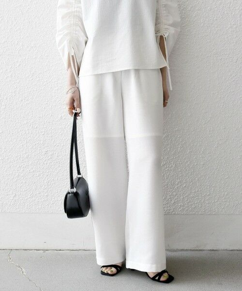 SHIPS / シップス その他パンツ | SHIPS any:〈手洗い可能〉カラミ メッシュ サイドライン イージー ワイド パンツ | 詳細3