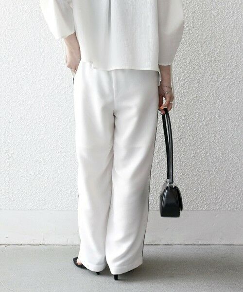 SHIPS / シップス その他パンツ | SHIPS any:〈手洗い可能〉カラミ メッシュ サイドライン イージー ワイド パンツ | 詳細6