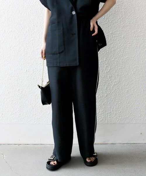 SHIPS / シップス その他パンツ | SHIPS any:〈手洗い可能〉カラミ メッシュ サイドライン イージー ワイド パンツ | 詳細14