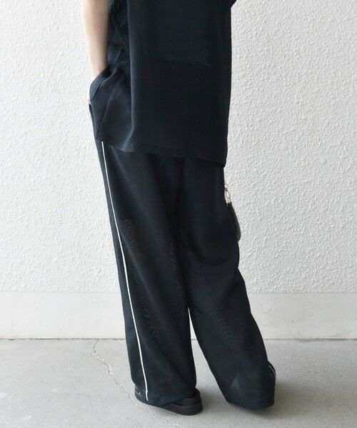 SHIPS / シップス その他パンツ | SHIPS any:〈手洗い可能〉カラミ メッシュ サイドライン イージー ワイド パンツ | 詳細15