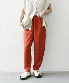SHIPS / シップス その他パンツ | SHIPS any:〈洗濯機可能〉サテン ジャカード テーパード イージー パンツ