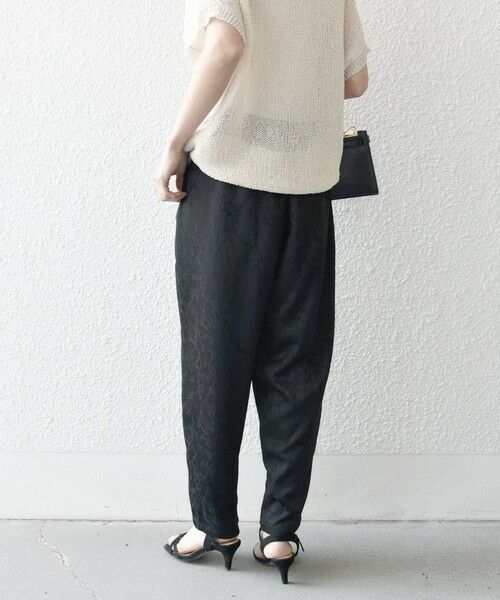 SHIPS / シップス その他パンツ | SHIPS any:〈洗濯機可能〉サテン ジャカード テーパード イージー パンツ | 詳細5