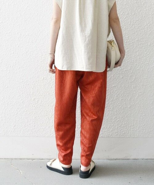 SHIPS / シップス その他パンツ | SHIPS any:〈洗濯機可能〉サテン ジャカード テーパード イージー パンツ | 詳細12