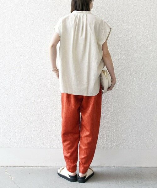 SHIPS / シップス その他パンツ | SHIPS any:〈洗濯機可能〉サテン ジャカード テーパード イージー パンツ | 詳細9