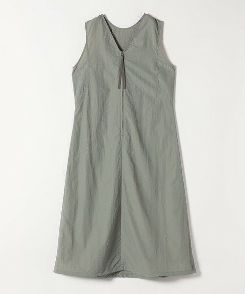 SHIPS / シップス ロング・マキシ丈ワンピース | GRAND CANYON:〈洗濯機可能〉ドロスト ジップ ノースリーブ ワンピース | 詳細3