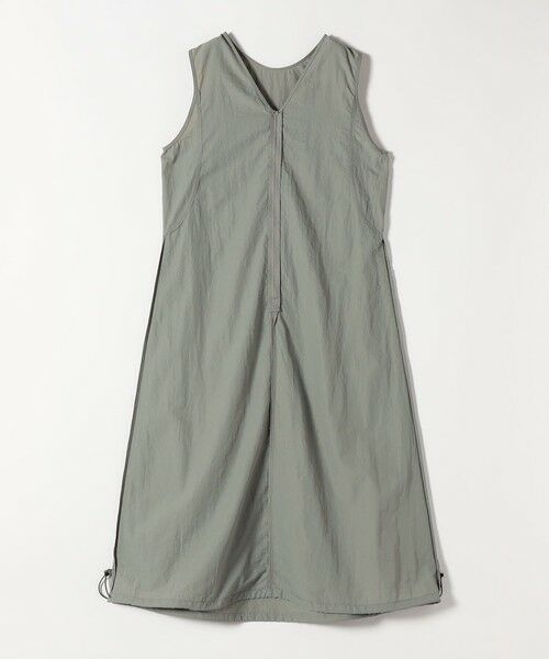 SHIPS / シップス ロング・マキシ丈ワンピース | GRAND CANYON:〈洗濯機可能〉ドロスト ジップ ノースリーブ ワンピース | 詳細5