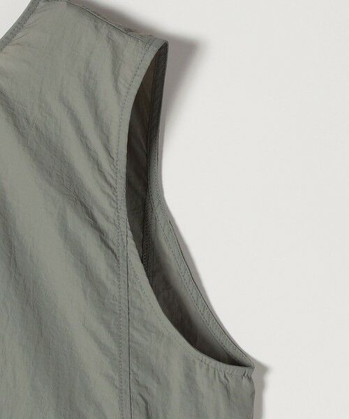 SHIPS / シップス ロング・マキシ丈ワンピース | GRAND CANYON:〈洗濯機可能〉ドロスト ジップ ノースリーブ ワンピース | 詳細7