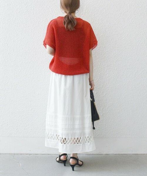 SHIPS / シップス ロング・マキシ丈スカート | SHIPS any:〈手洗い可能〉ロープ デザイン ギャザー フレア スカート | 詳細2