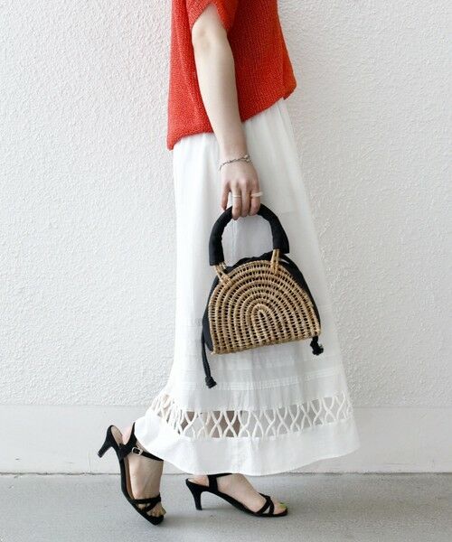 SHIPS / シップス ロング・マキシ丈スカート | SHIPS any:〈手洗い可能〉ロープ デザイン ギャザー フレア スカート | 詳細5