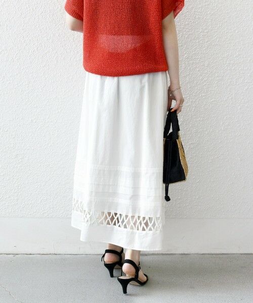 SHIPS / シップス ロング・マキシ丈スカート | SHIPS any:〈手洗い可能〉ロープ デザイン ギャザー フレア スカート | 詳細7