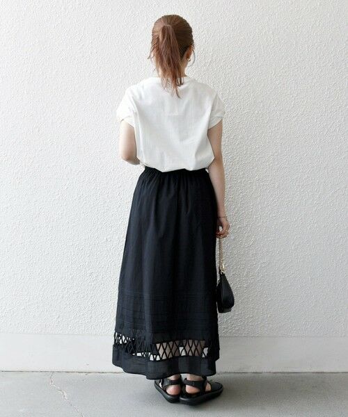 SHIPS / シップス ロング・マキシ丈スカート | SHIPS any:〈手洗い可能〉ロープ デザイン ギャザー フレア スカート | 詳細13
