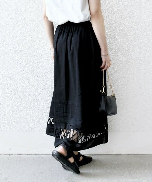 SHIPS / シップス ロング・マキシ丈スカート | SHIPS any:〈手洗い可能〉ロープ デザイン ギャザー フレア スカート | 詳細19