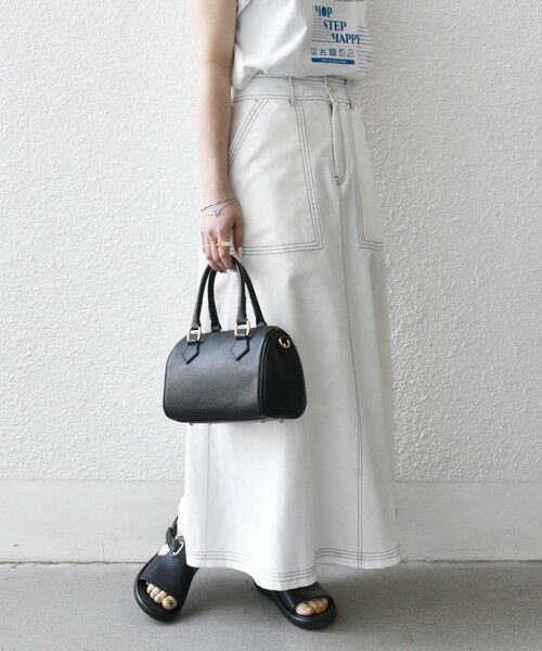 SHIPS / シップス ロング・マキシ丈スカート | SHIPS any:〈洗濯機可能〉オックス ステッチ フレア ロング スカート | 詳細7