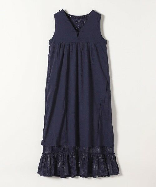 SHIPS / シップス ロング・マキシ丈ワンピース | SARA MALLIKA:〈手洗い可能〉ストライプ ジャカード ミラー エンブロイダリー ワンピース | 詳細2