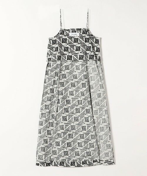 SHIPS / シップス ロング・マキシ丈ワンピース | SARA MALLIKA:〈手洗い可能〉コットン ジオメトリック プリント キャミ ワンピース | 詳細3