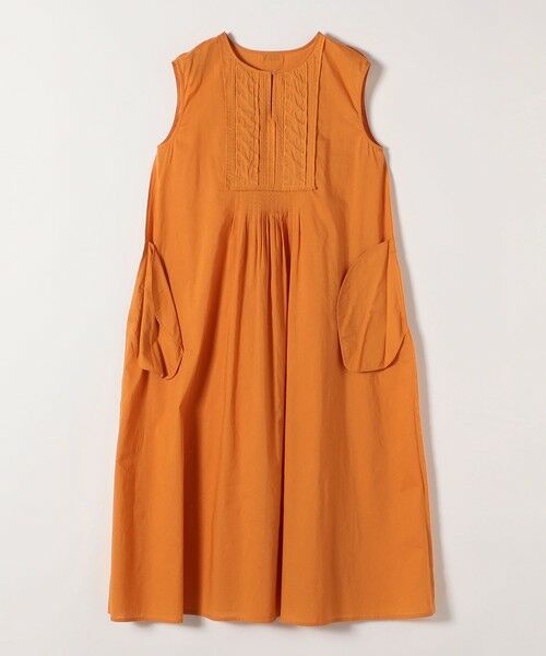 SHIPS / シップス ロング・マキシ丈ワンピース | SHIPS any:〈手洗い可能〉ロープ デザイン ピンタック フレンチスリーブ ワンピース | 詳細23