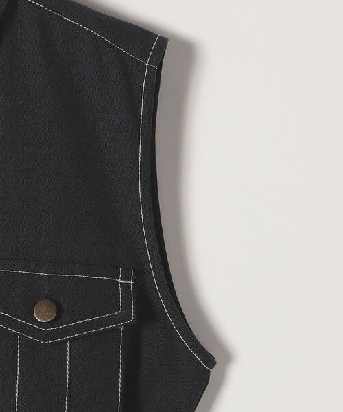 SHIPS / シップス ロング・マキシ丈ワンピース | SHIPS any:〈洗濯機可能〉オックス ステッチ ノースリーブ シャツ ワンピース | 詳細9