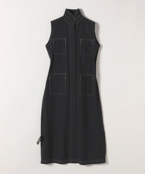 SHIPS / シップス ロング・マキシ丈ワンピース | SHIPS any:〈洗濯機可能〉オックス ステッチ ノースリーブ シャツ ワンピース | 詳細12